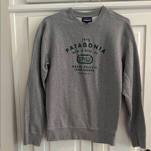Patagonia AS Gray Crewneck Men's Sweatshirt
